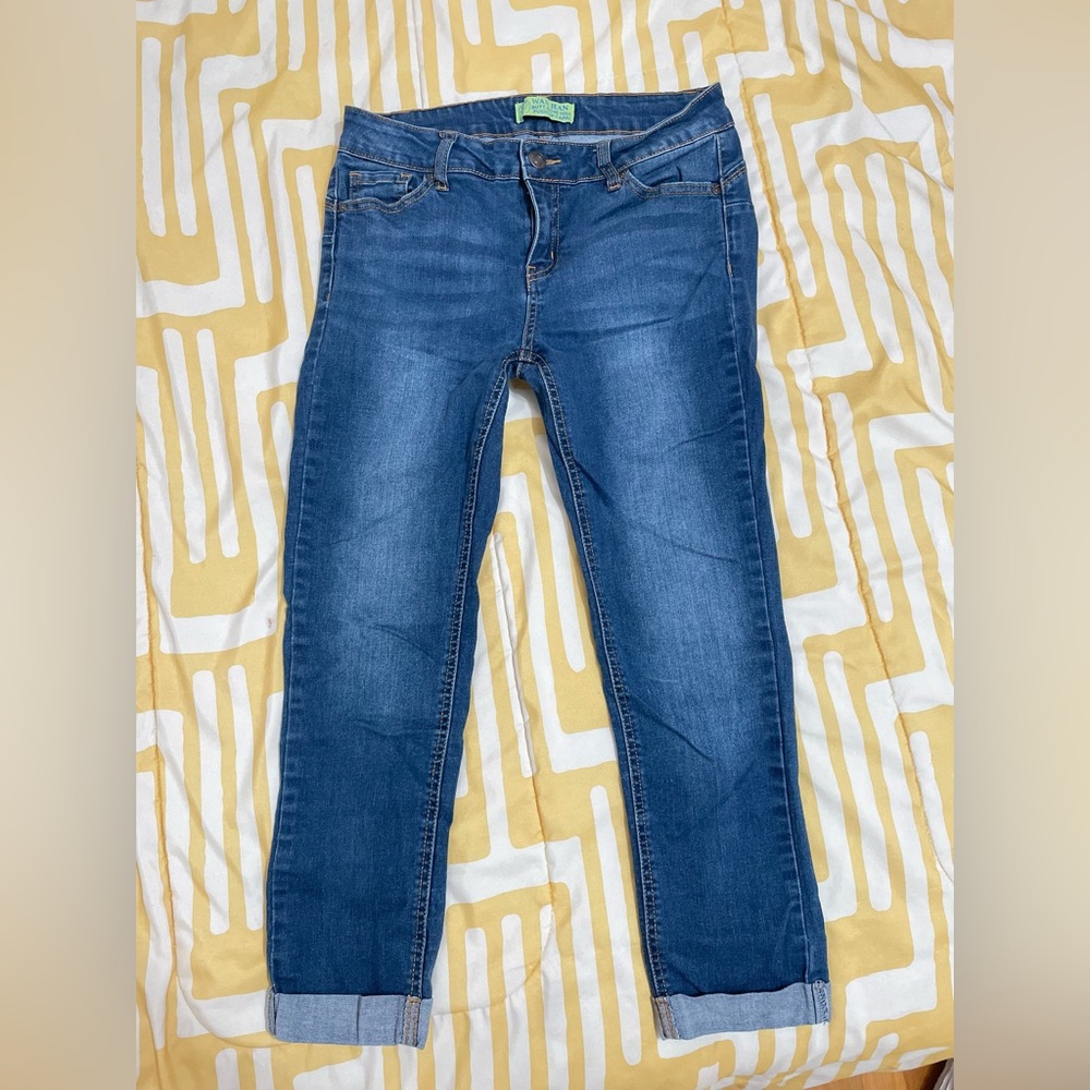 Wax Jean Women's Skinny Jeans - Blue butt lift